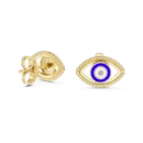 925 Sterling Silver Evil Eye Stud Earrings
