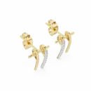 925 Sterling Silver Diamond Cut Stud Earrings | Elegant Everyday Wear Earrings