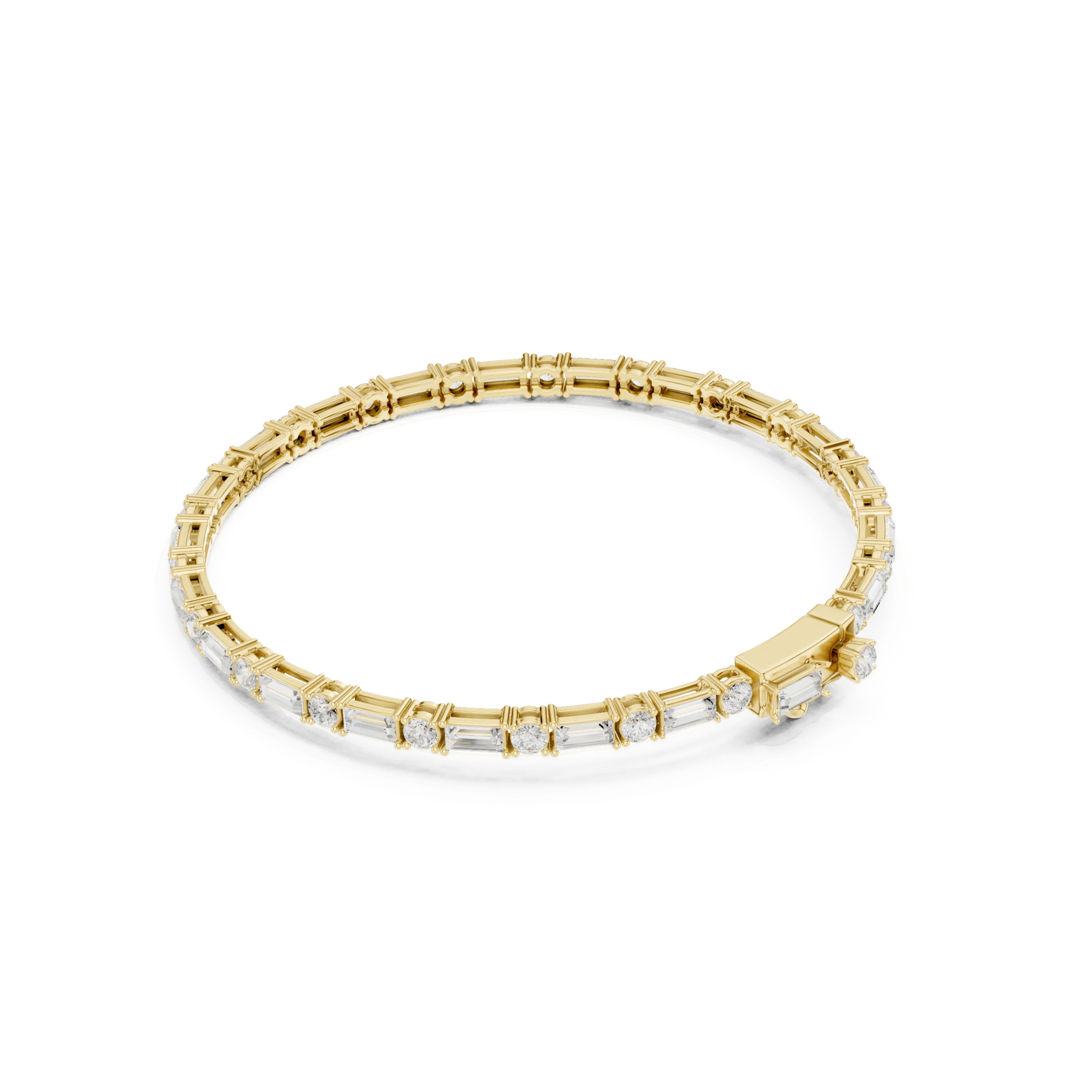 Elegant Dual Diamond Men’s Bracelet in 925 Sterling Silver | Premium Luxury Design