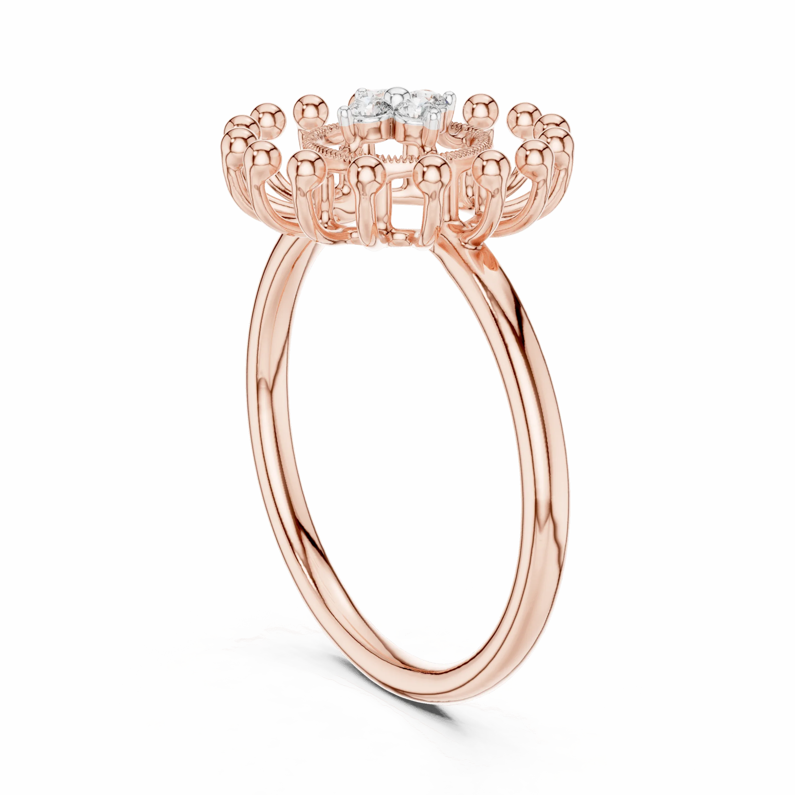 Elegant Four-Stone Collet Setting Ladies Ring – 925 Silver - Image 9