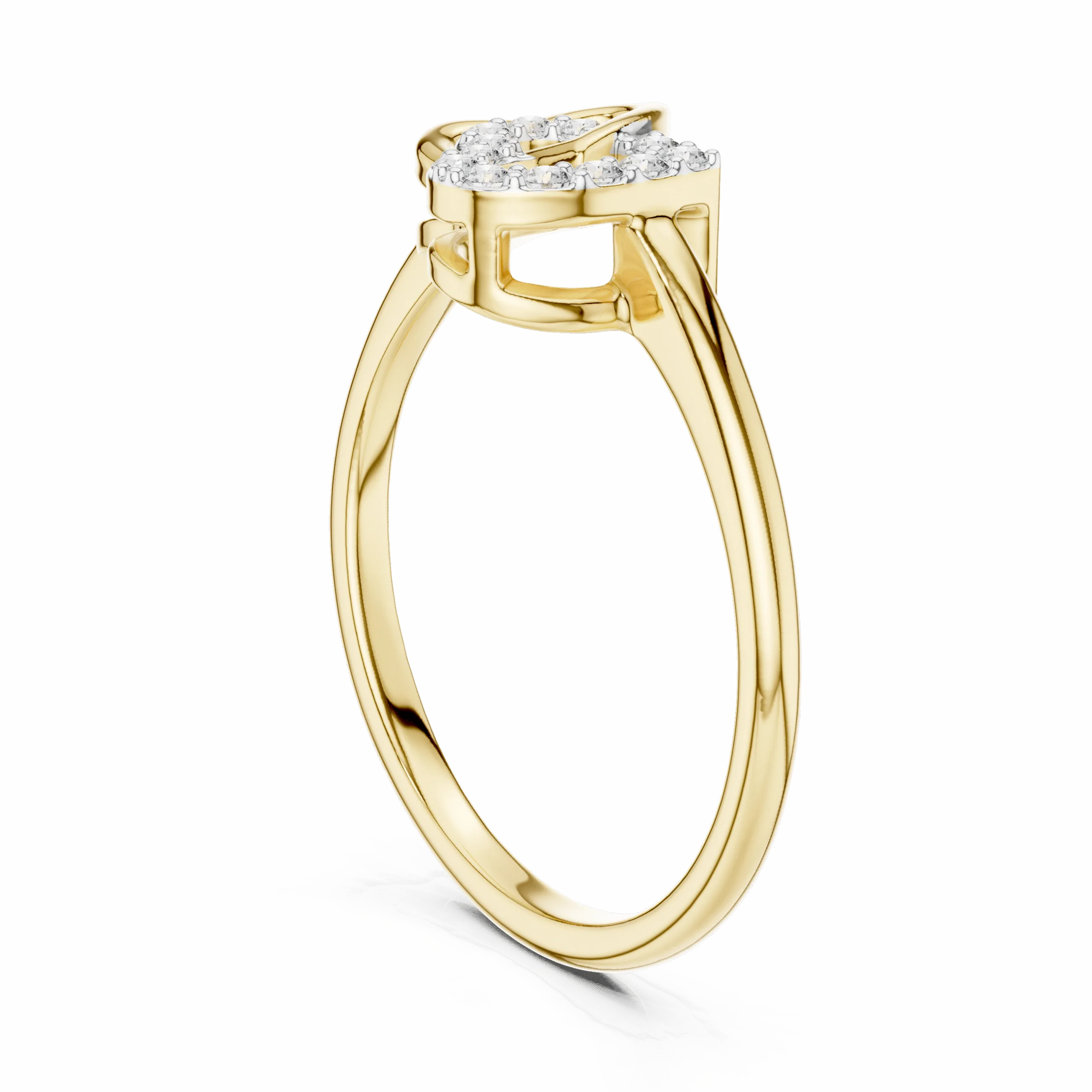 Heart Cluster Silver 925 Women’s Ring