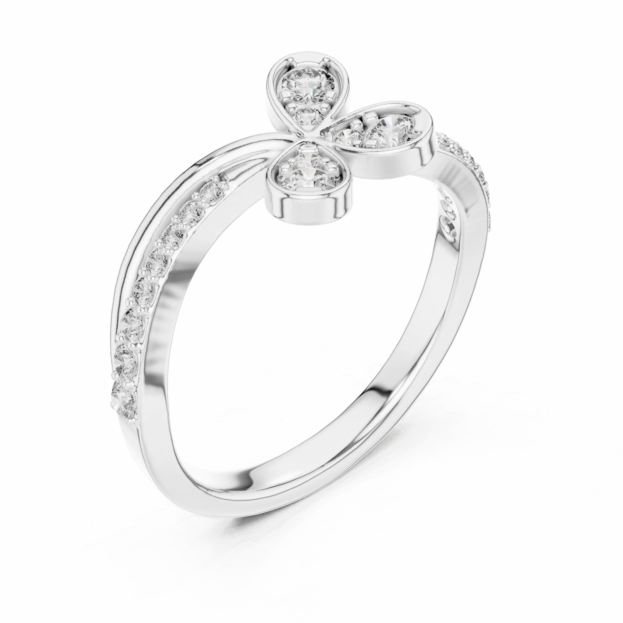 Elegant Women’s Silver 925 Designer Bow Ring - Image 5