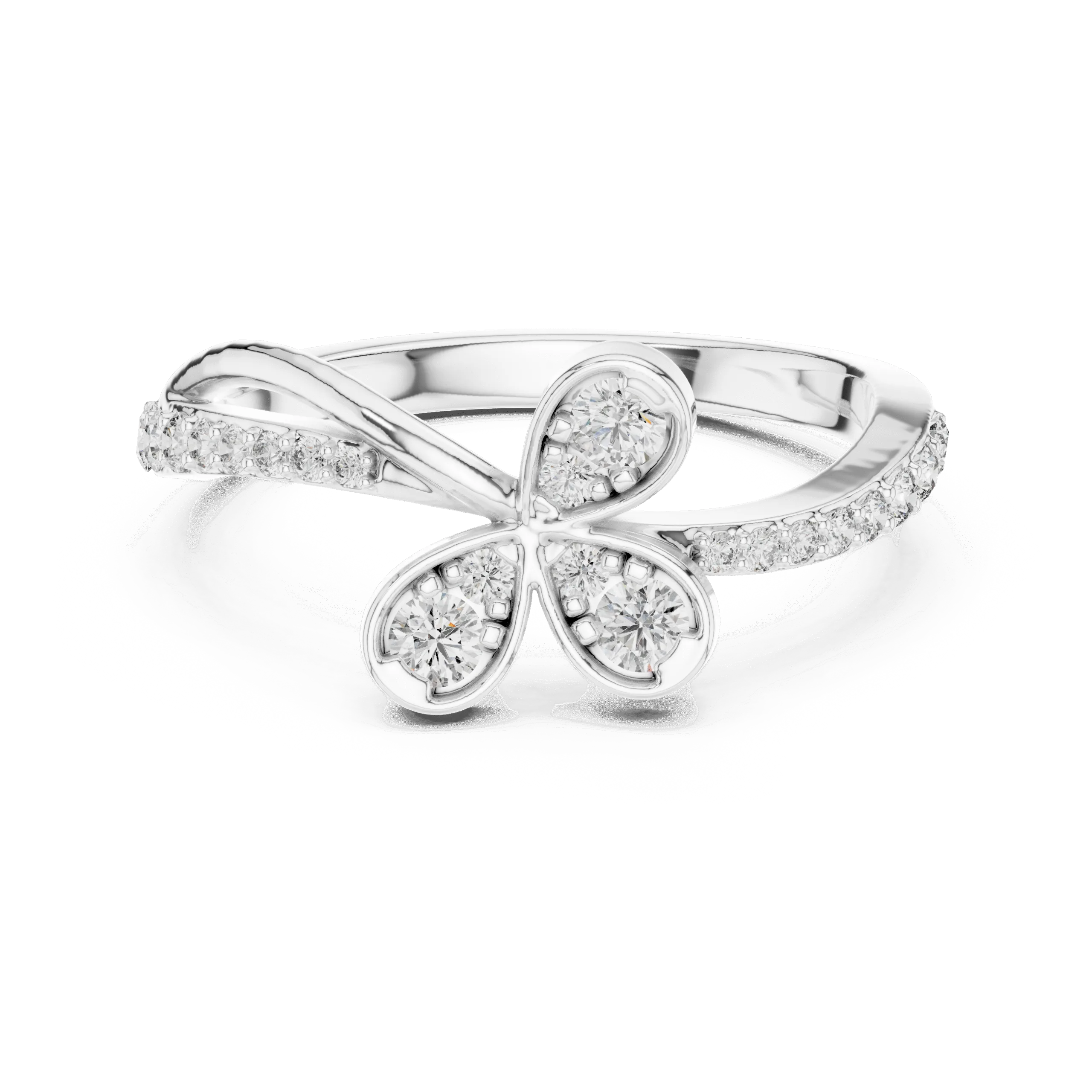 Elegant Women’s Silver 925 Designer Bow Ring - Image 4