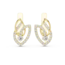 925 Sterling Silver Sparkling Hoop Earrings for Women | Handmade Luxury Jewelry