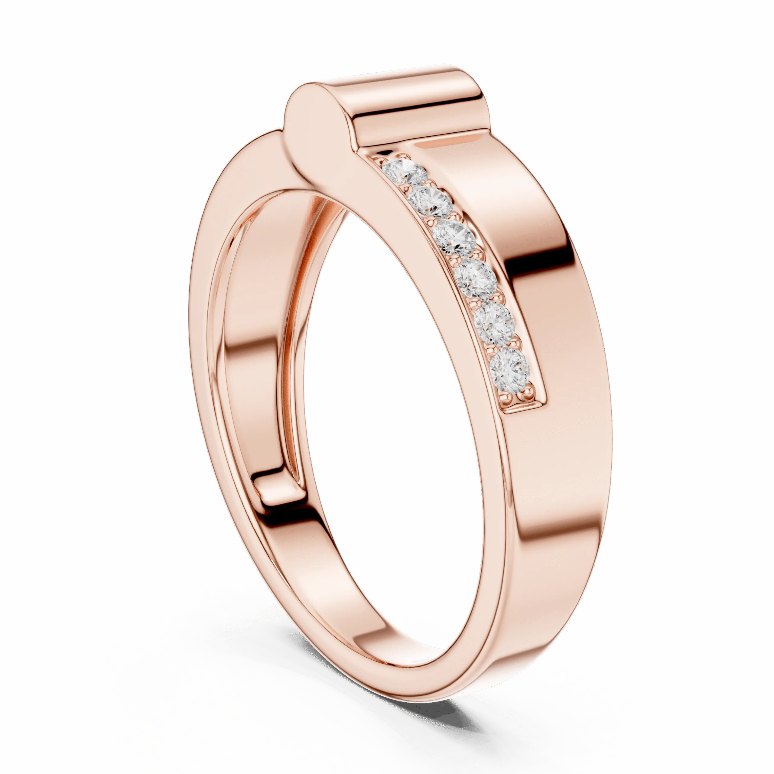 925 Sterling Silver Men’s Diamond Accent Ring | Handcrafted Stylish Silver Ring - Image 10