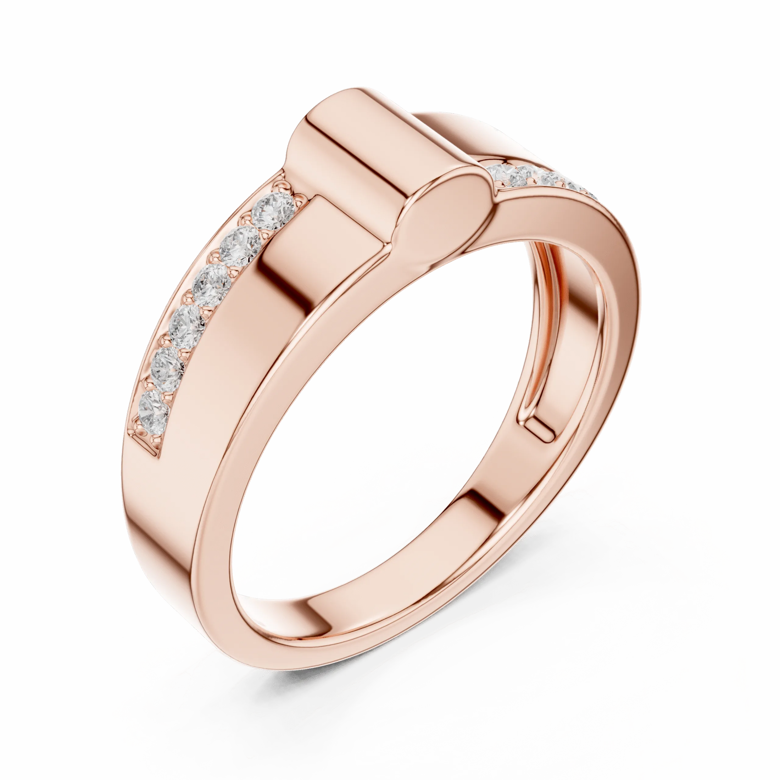 925 Sterling Silver Men’s Diamond Accent Ring | Handcrafted Stylish Silver Ring - Image 9