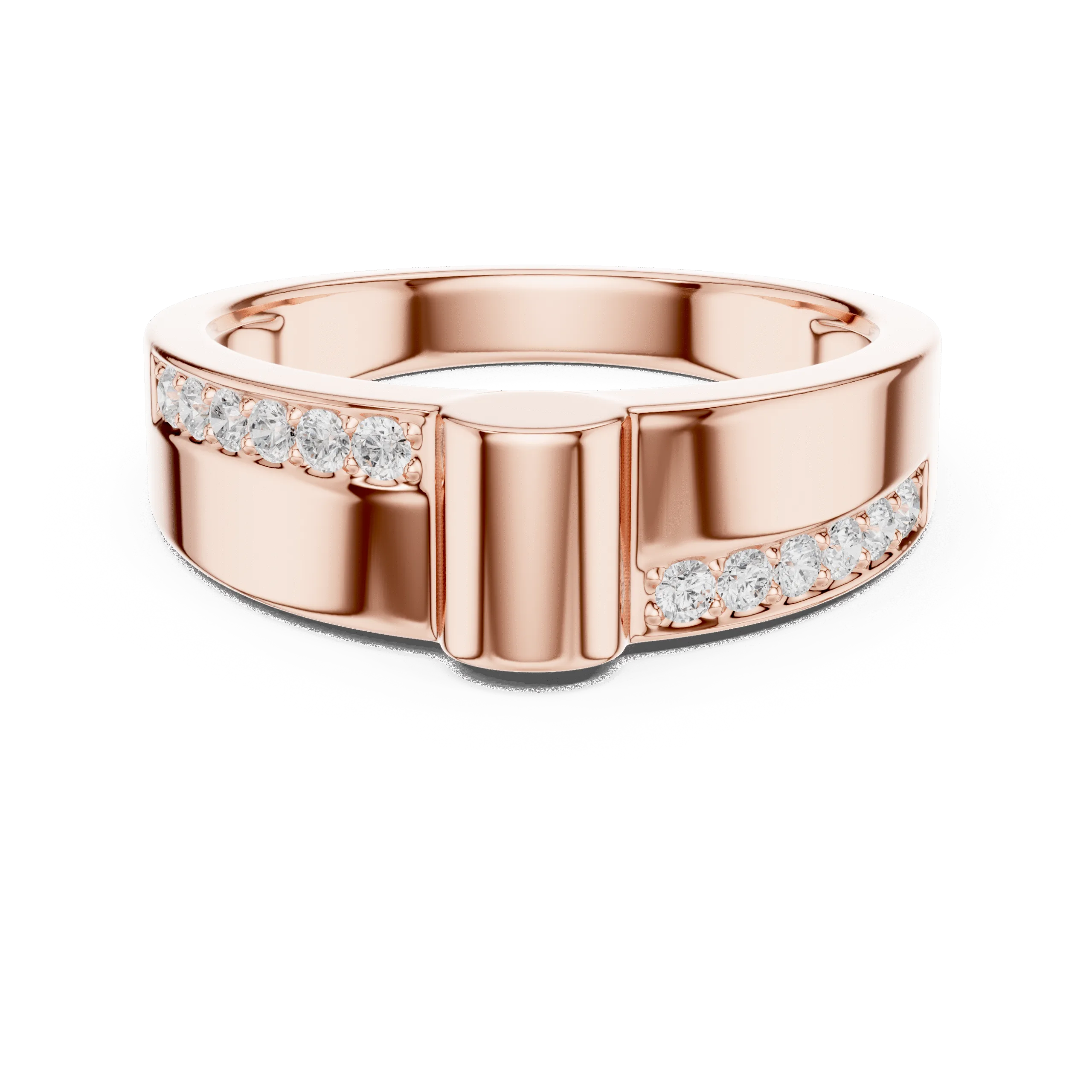 925 Sterling Silver Men’s Diamond Accent Ring | Handcrafted Stylish Silver Ring - Image 8