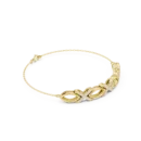 Infinity Diamond Pavé Bracelet - 925 Silver