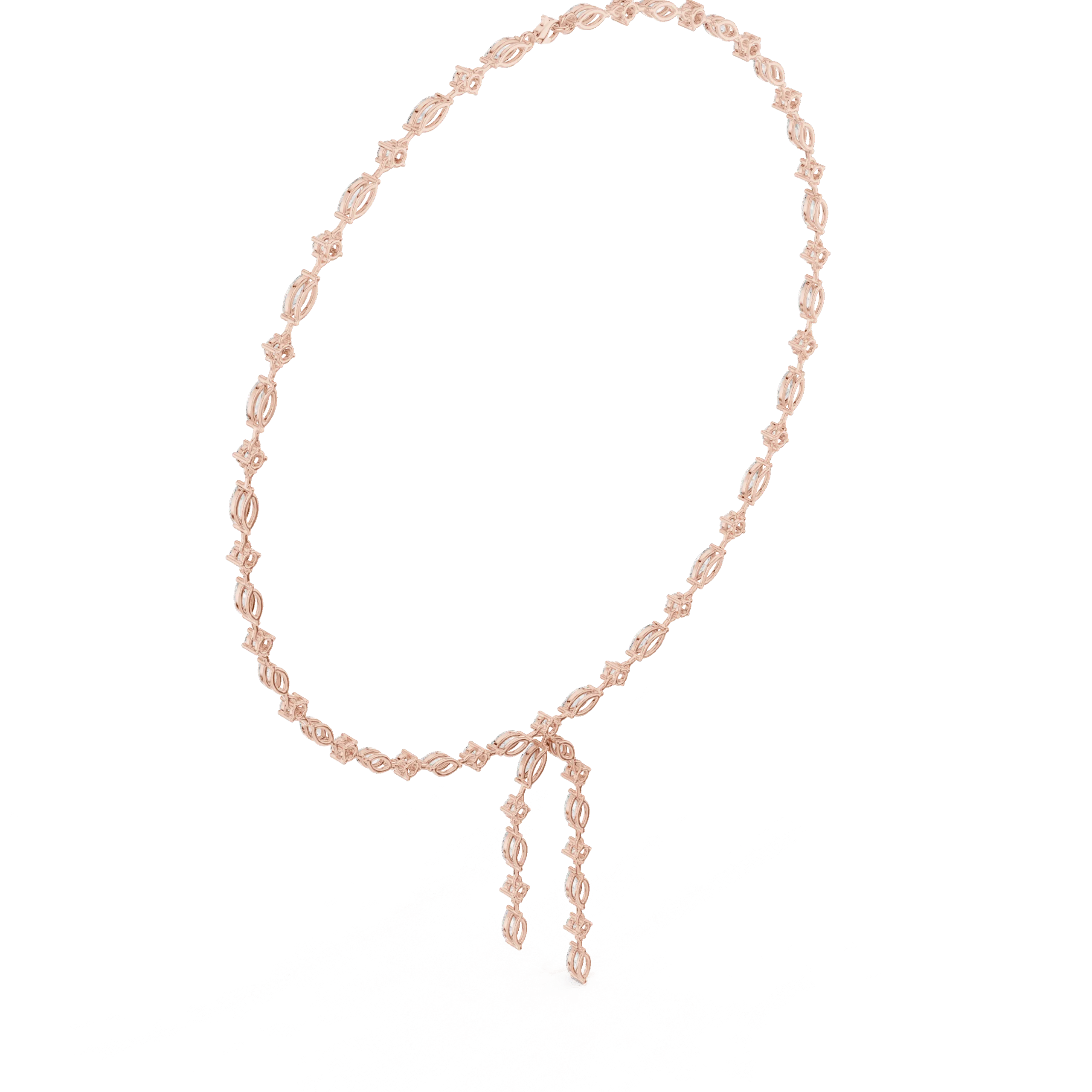 Drop Diamond-Look 925 Sterling Silver Necklace Set for Women | Clopify Jewels - Image 9