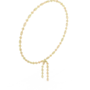 Drop Diamond-Look 925 Sterling Silver Necklace Set for Women | Clopify Jewels